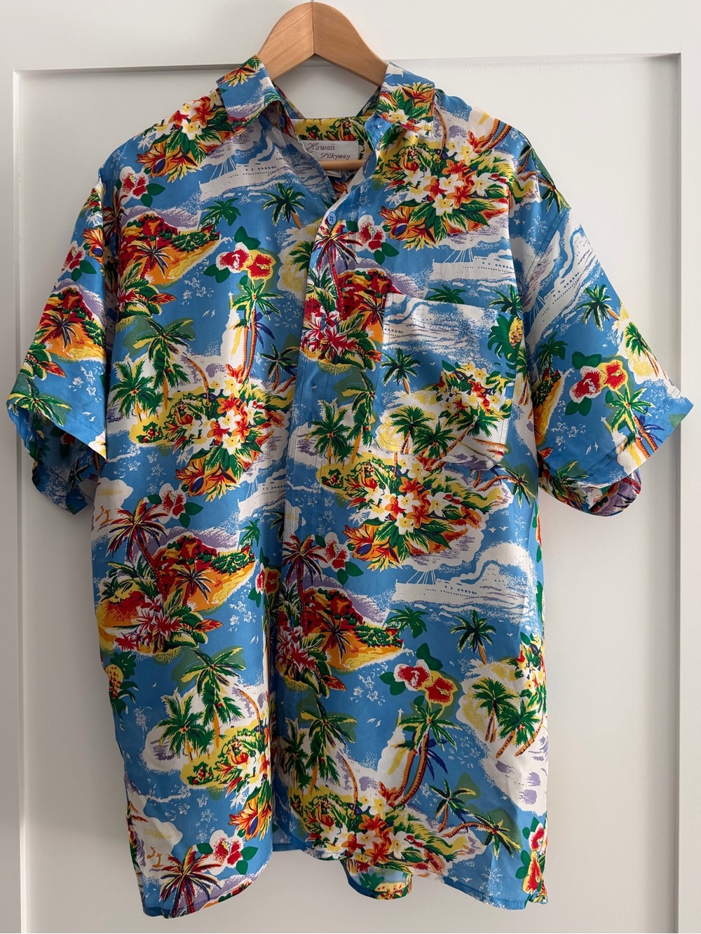 Vintage Hawaii Silkyway - Washable silk 🏝️